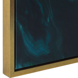 Serene Green Framed Canvas - timeless artwork that brings character to any space | Image 5 | InSTYLE Home & Rugs