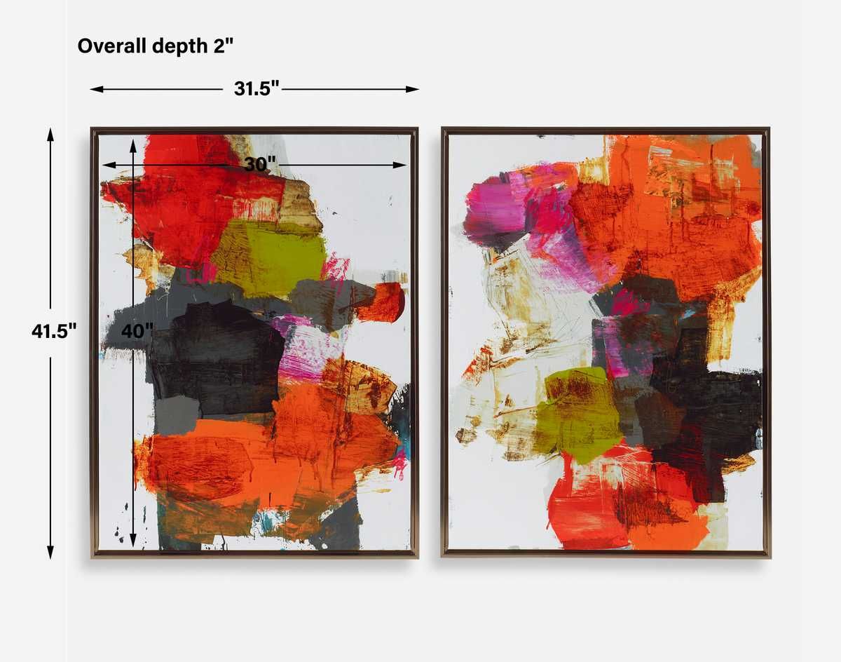 Tried and True Framed Canvases, S/2 - eye-catching art pieces to enhance your home design | Image 6 | InSTYLE Home & Rugs