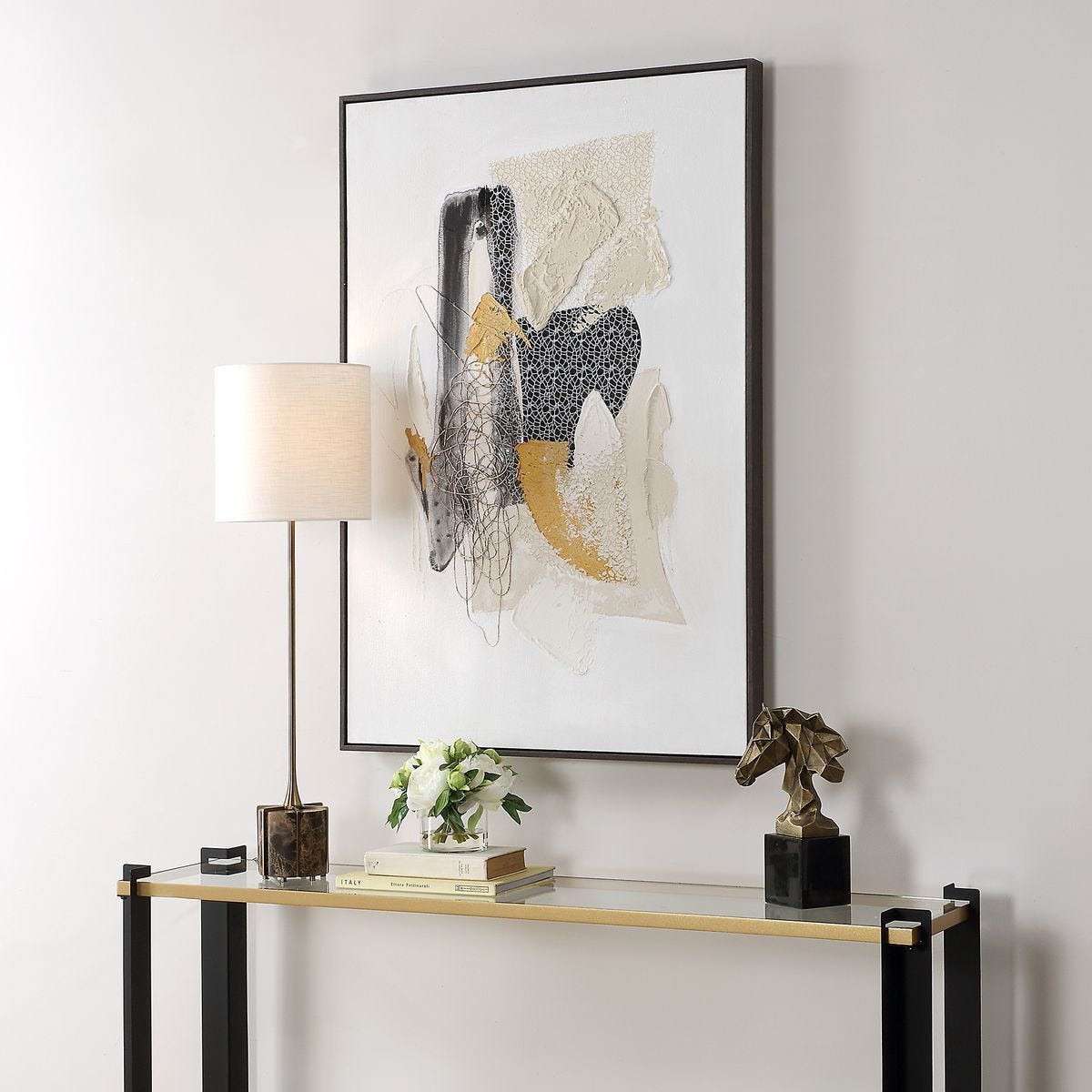 Scatter Hand Painted Canvas - timeless artwork that brings character to any space | Image 3 | InSTYLE Home & Rugs
