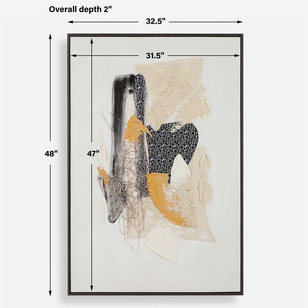 Scatter Hand Painted Canvas - timeless artwork that brings character to any space | Image 7 | InSTYLE Home & Rugs