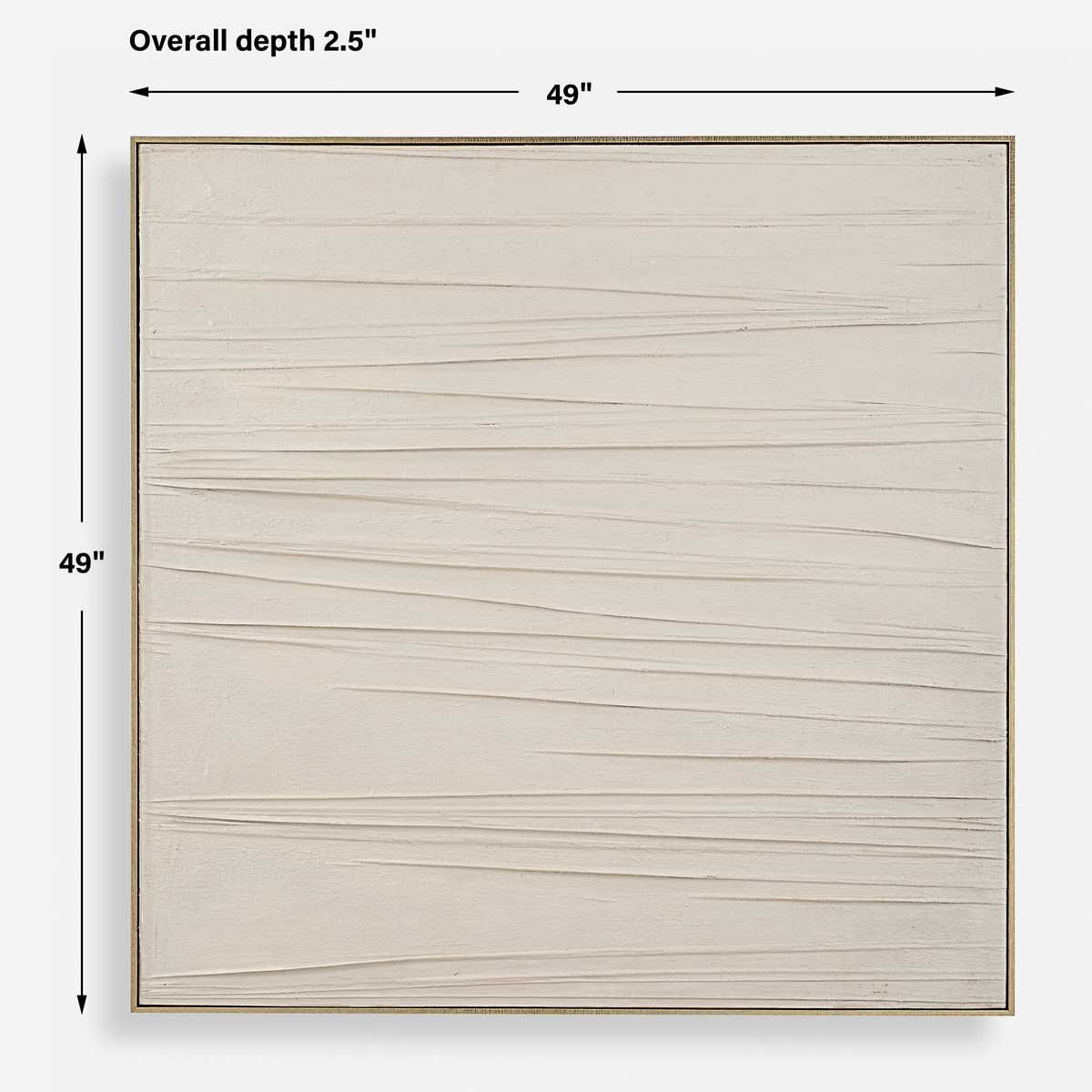 Walking The Line Hand Painted Canvas - timeless artwork that brings character to any space | Image 7 | InSTYLE Home & Rugs