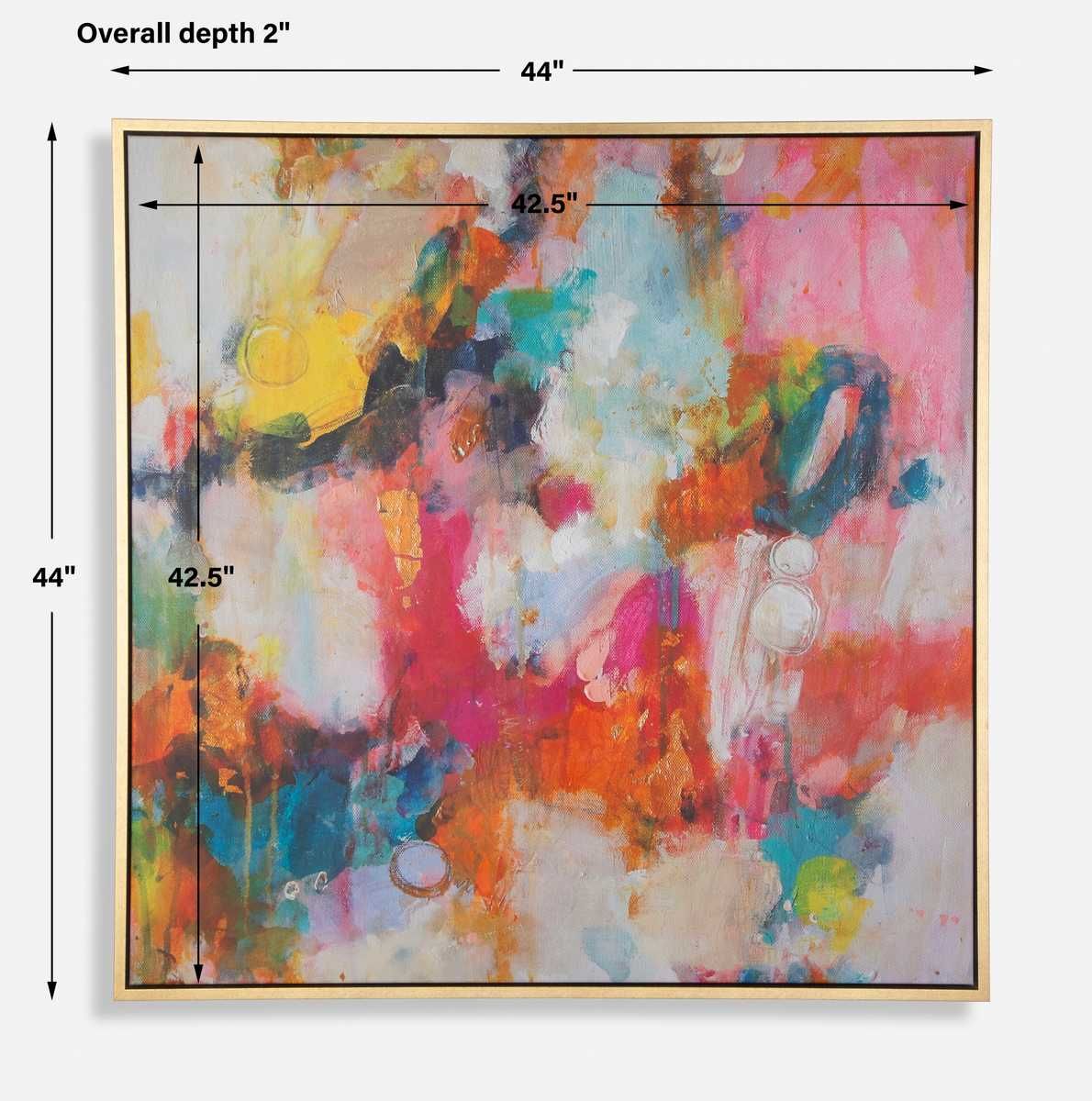 A Colorful Mindset Framed Canvas - bold and creative art for unique interior décor | Image 6 | InSTYLE Home & Rugs