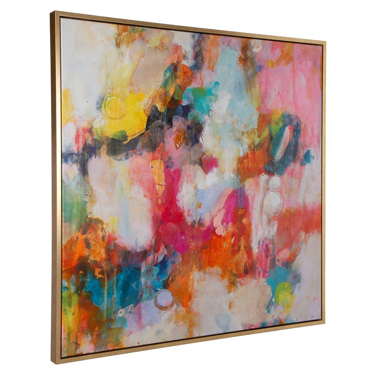 A Colorful Mindset Framed Canvas - bold and creative art for unique interior décor | Image 4 | InSTYLE Home & Rugs