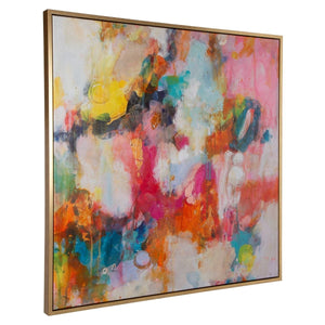 A Colorful Mindset Framed Canvas - bold and creative art for unique interior décor | Image 4 | InSTYLE Home & Rugs
