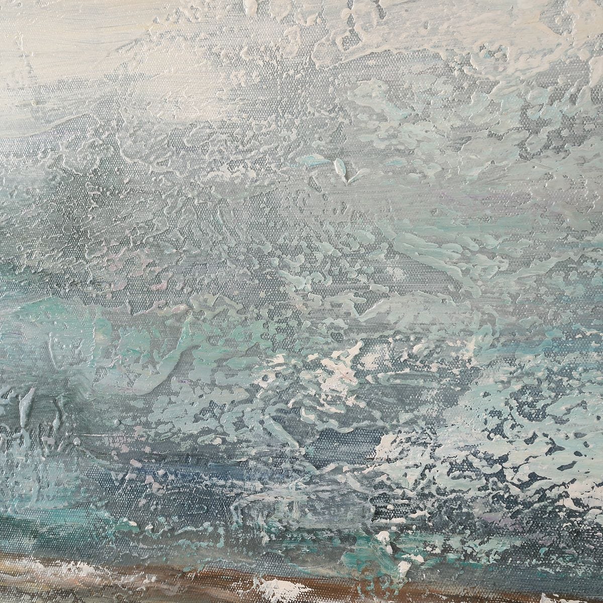 Foggy Morning Hand Painted Canvas - bold and creative art for unique interior décor | Image 6 | InSTYLE Home & Rugs