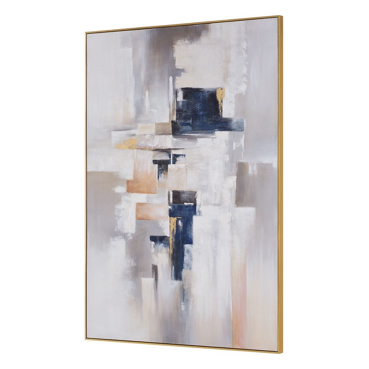 Waterfront Hand Painted Canvas - bold and creative art for unique interior décor | Image 4 | InSTYLE Home & Rugs