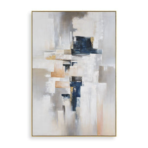 Waterfront Hand Painted Canvas - bold and creative art for unique interior décor | Image 2 | InSTYLE Home & Rugs