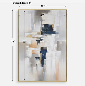 Waterfront Hand Painted Canvas - bold and creative art for unique interior décor | Image 7 | InSTYLE Home & Rugs