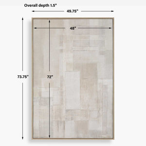 Erase Hand Painted Canvas - timeless artwork that brings character to any space | Image 7 | InSTYLE Home & Rugs