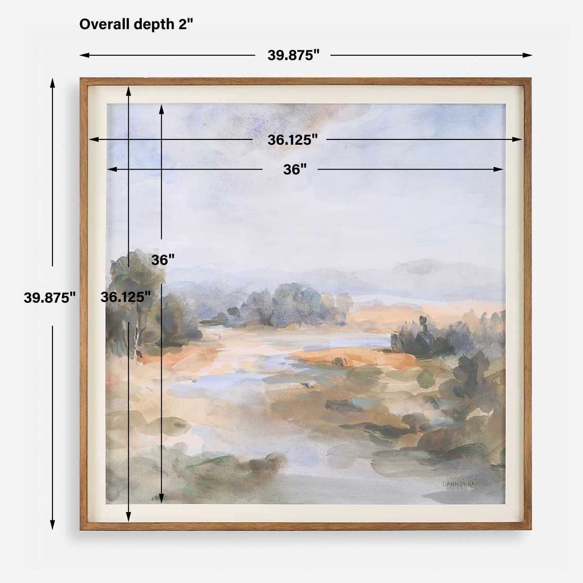 River Afternoon Framed Print - eye-catching art pieces to enhance your home design | Image 7 | InSTYLE Home & Rugs