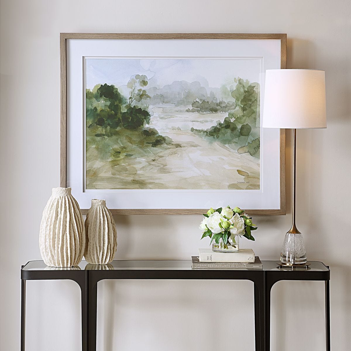 Verdant Framed Print - eye-catching art pieces to enhance your home design | Image 1 | InSTYLE Home & Rugs