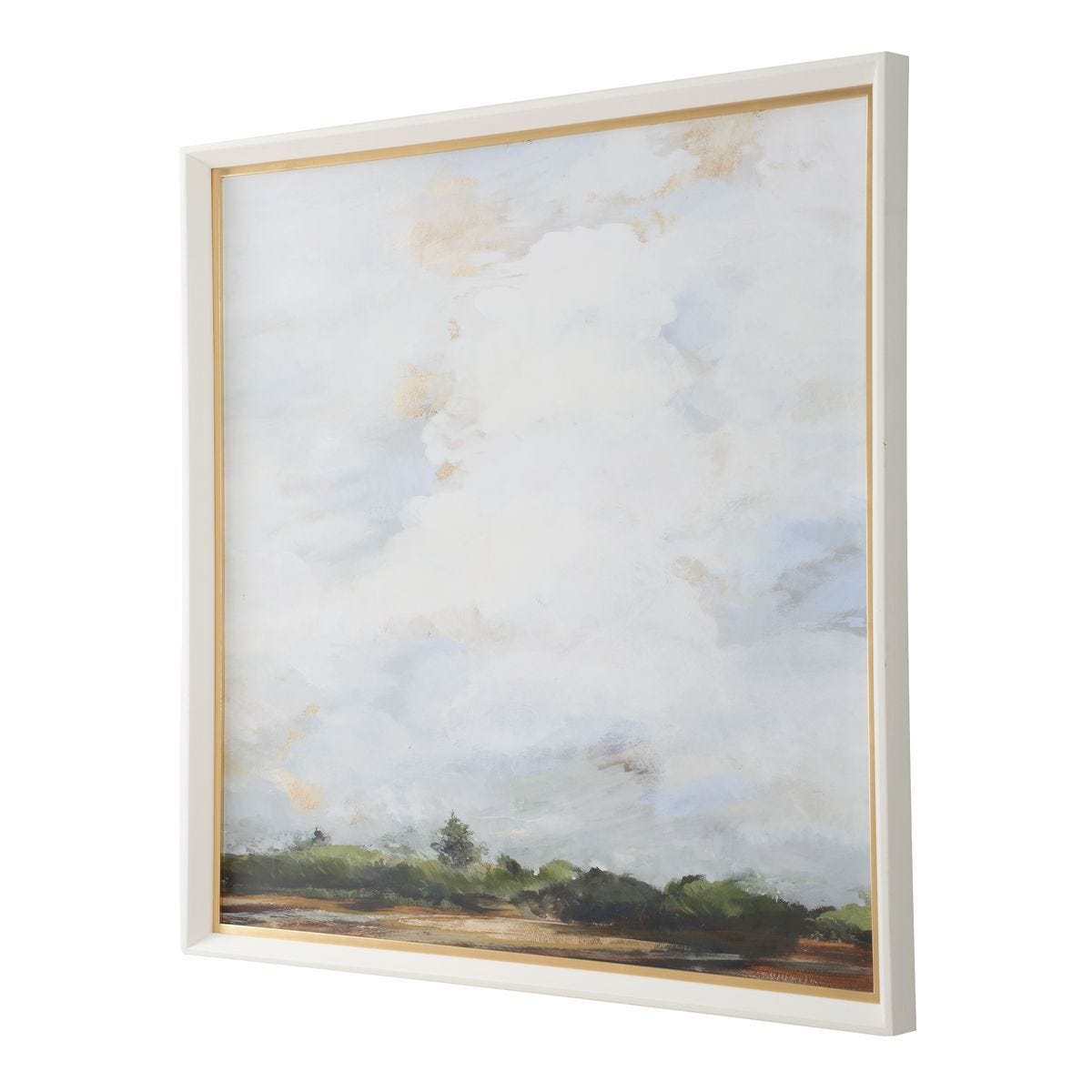 Whispering Cloudscapes Framed Print - eye-catching art pieces to enhance your home design | Image 4 | InSTYLE Home & Rugs