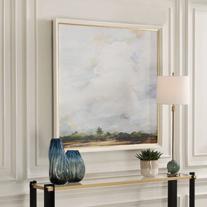 Whispering Cloudscapes Framed Print - eye-catching art pieces to enhance your home design | Image 3 | InSTYLE Home & Rugs
