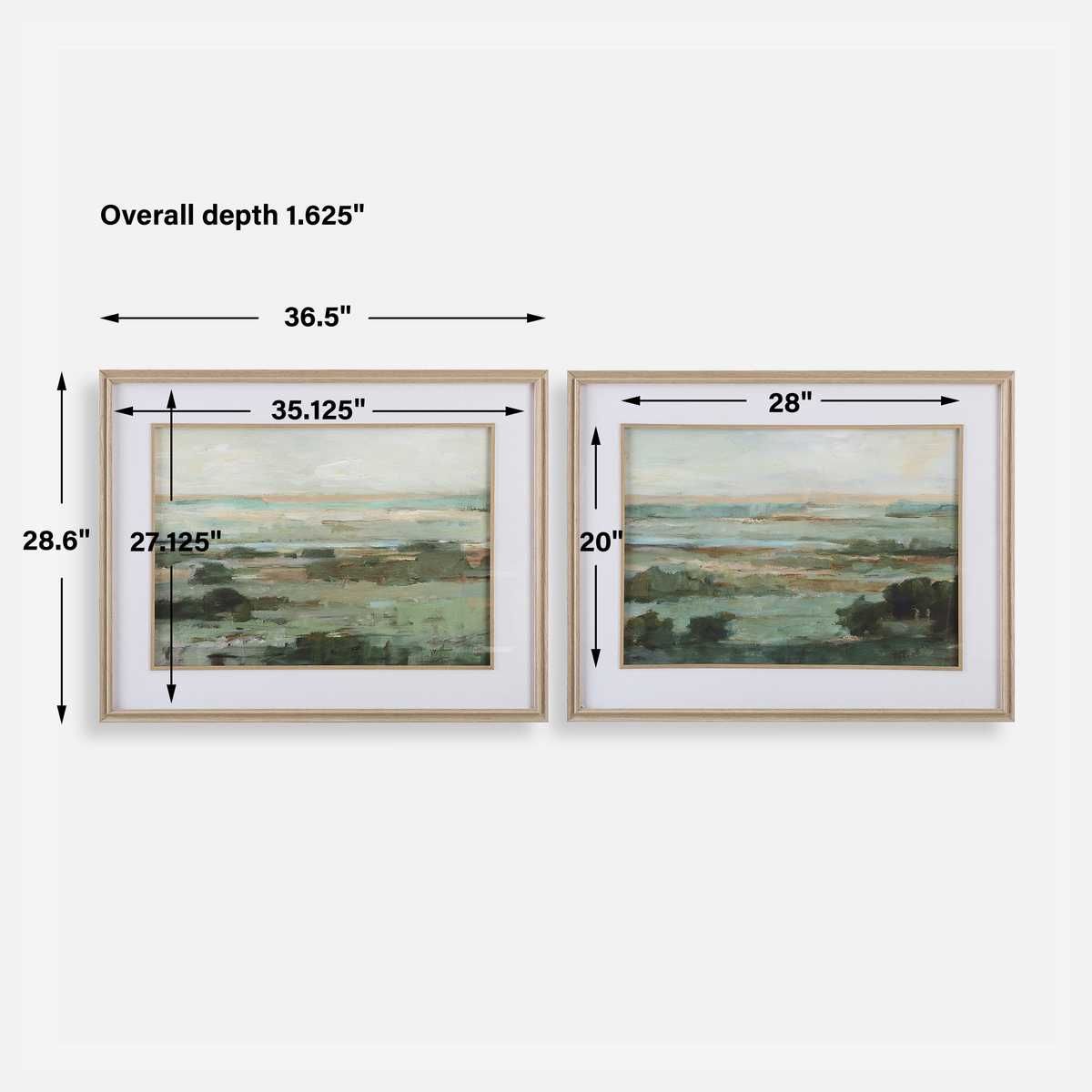 Warm Valley Framed Prints, S/2 - timeless artwork that brings character to any space | Image 7 | InSTYLE Home & Rugs