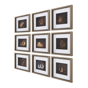 Resting Bunny Framed Prints, S/9 - bold and creative art for unique interior décor | Image 4 | InSTYLE Home & Rugs
