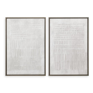 Social Theory Framed Canvases, S/2 - eye-catching art pieces to enhance your home design | Image 2 | InSTYLE Home & Rugs