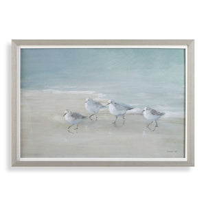 Tranquil Shorebirds on the Sand Framed Print - bold and creative art for unique interior décor | Image 2 | InSTYLE Home & Rugs