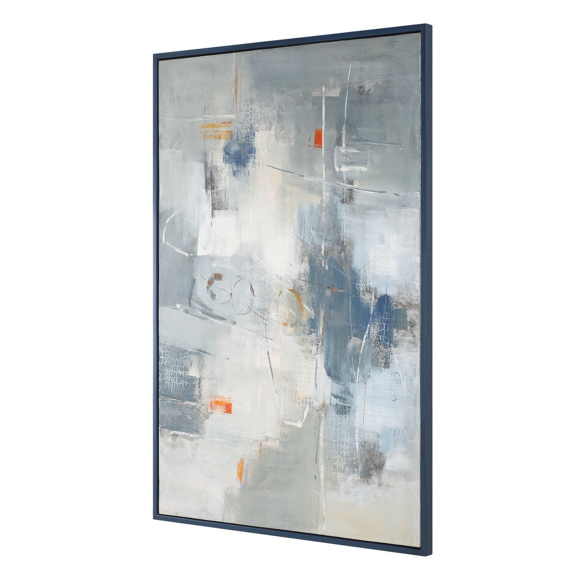 Blueprint Hand Painted Canvas - bold and creative art for unique interior décor | Image 3 | InSTYLE Home & Rugs