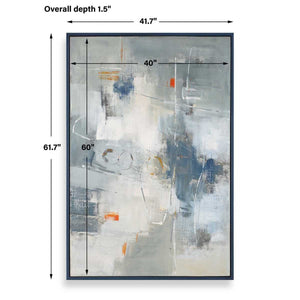 Blueprint Hand Painted Canvas - bold and creative art for unique interior décor | Image 6 | InSTYLE Home & Rugs