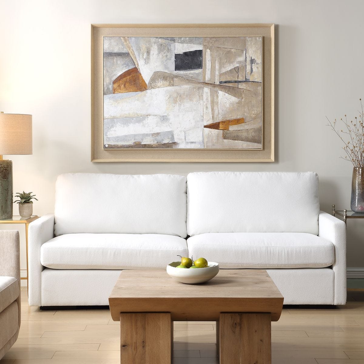 Hide & Seek Hand Painted Canvas - eye-catching art pieces to enhance your home design | Image 1 | InSTYLE Home & Rugs