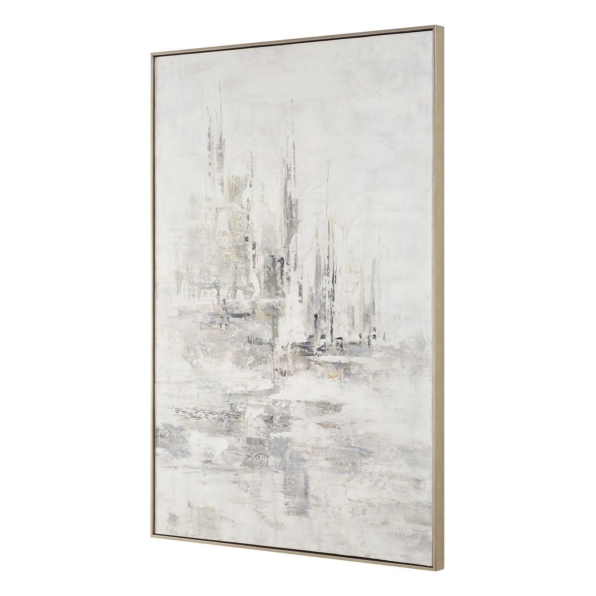 Hours in Silence Hand Painted Canvas - bold and creative art for unique interior décor | Image 3 | InSTYLE Home & Rugs