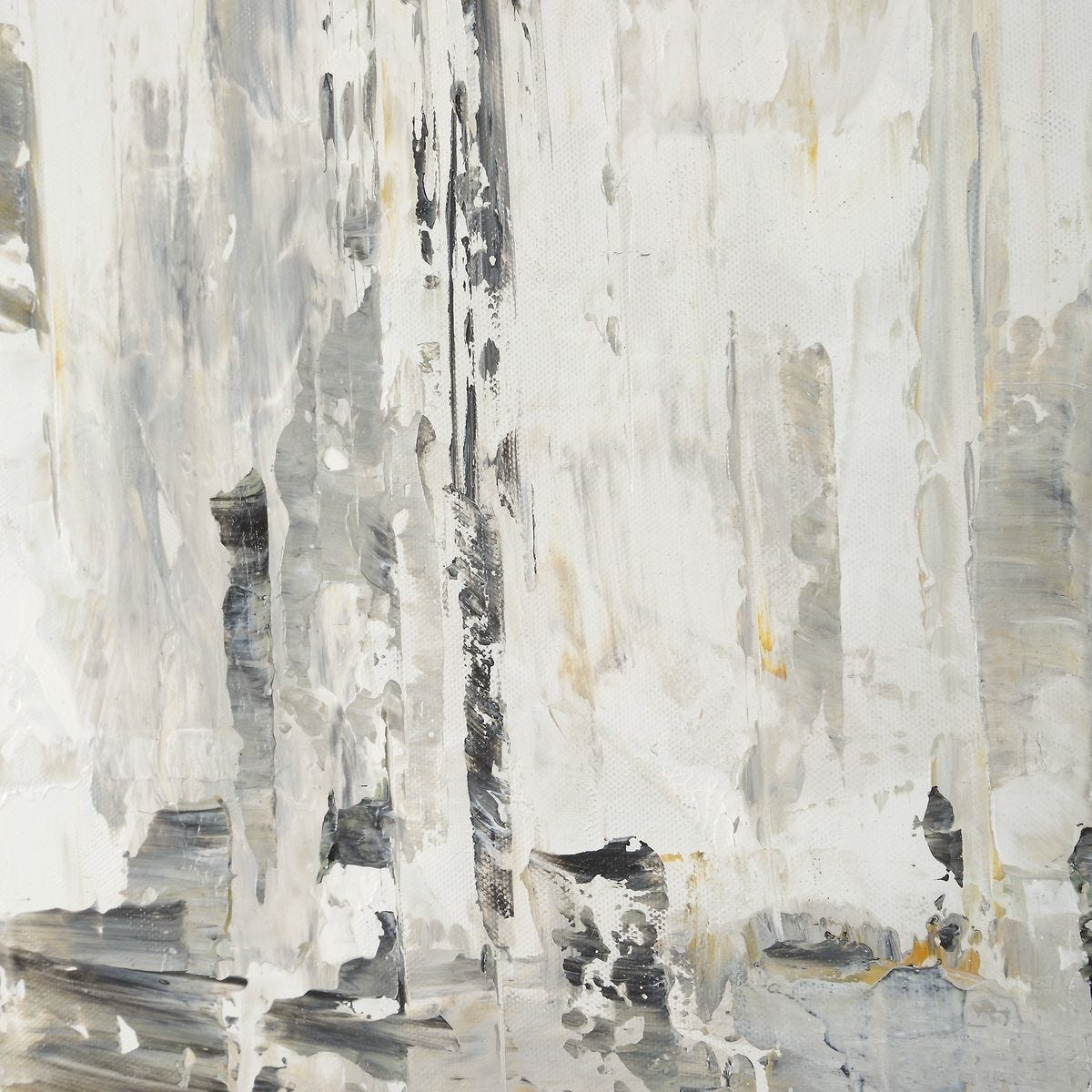 Hours in Silence Hand Painted Canvas - bold and creative art for unique interior décor | Image 5 | InSTYLE Home & Rugs