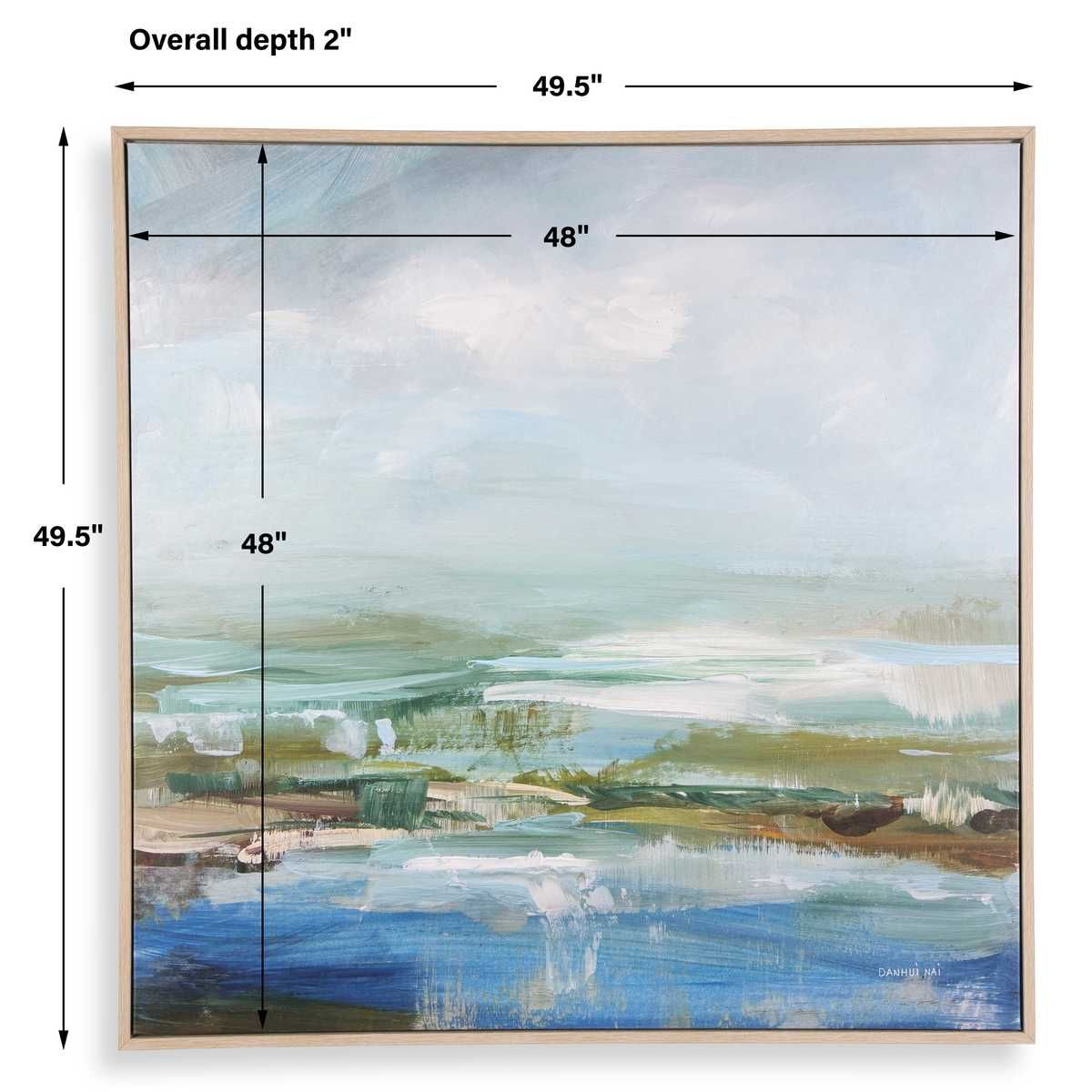 Lush Valley Framed Canvas - bold and creative art for unique interior décor | Image 7 | InSTYLE Home & Rugs