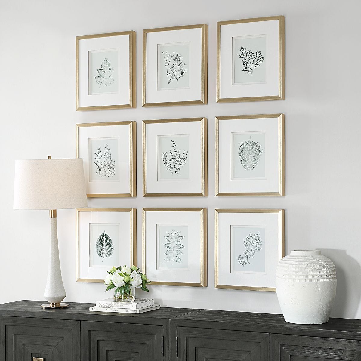 Nature's Script Framed Prints, S/9 - eye-catching art pieces to enhance your home design | Image 3 | InSTYLE Home & Rugs