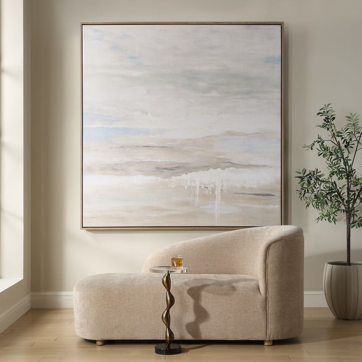 Gravity Hand Painted Canvas - eye-catching art pieces to enhance your home design | Image 1 | InSTYLE Home & Rugs