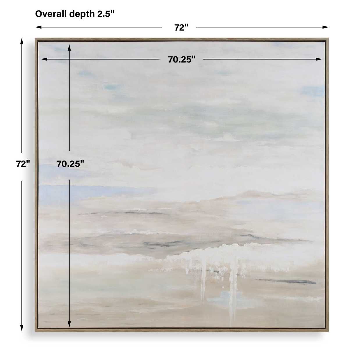 Gravity Hand Painted Canvas - eye-catching art pieces to enhance your home design | Image 6 | InSTYLE Home & Rugs