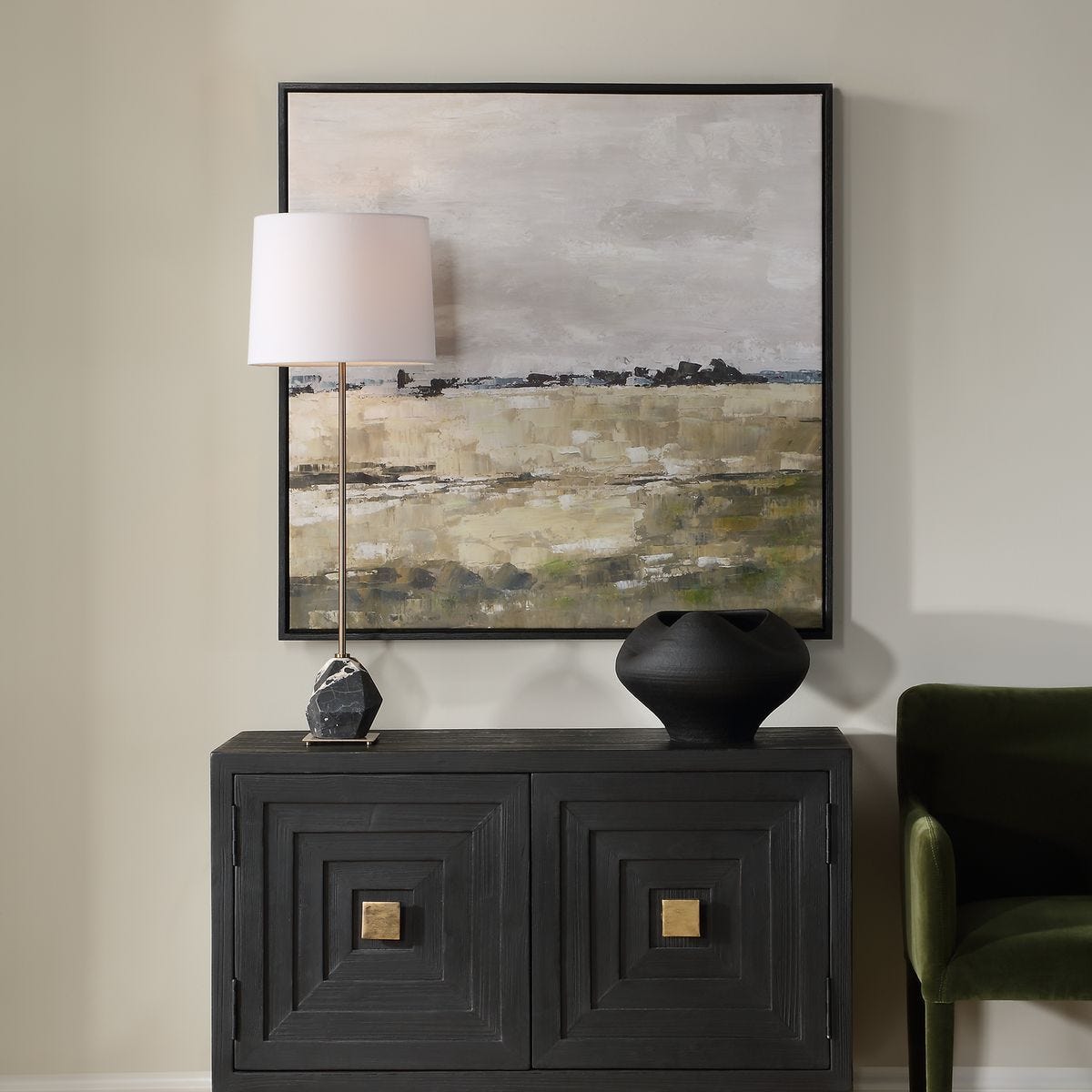 Fragment Hand Painted Canvas - bold and creative art for unique interior décor | Image 1 | InSTYLE Home & Rugs