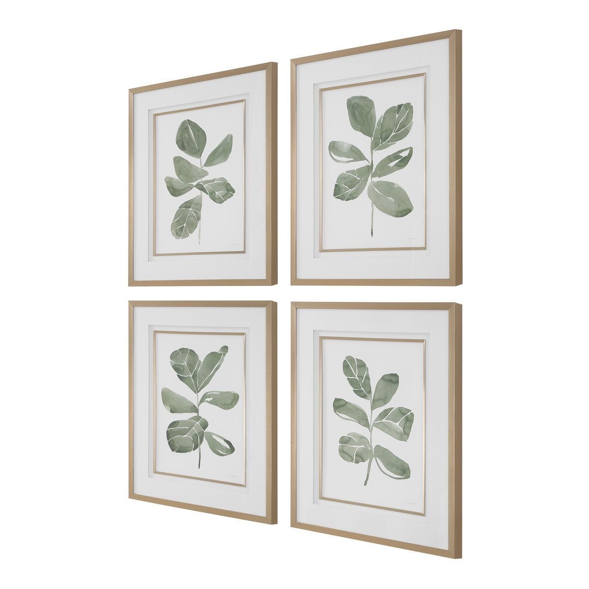 Fiddle Head Leaf Framed Prints, S/4 - timeless artwork that brings character to any space | Image 4 | InSTYLE Home & Rugs