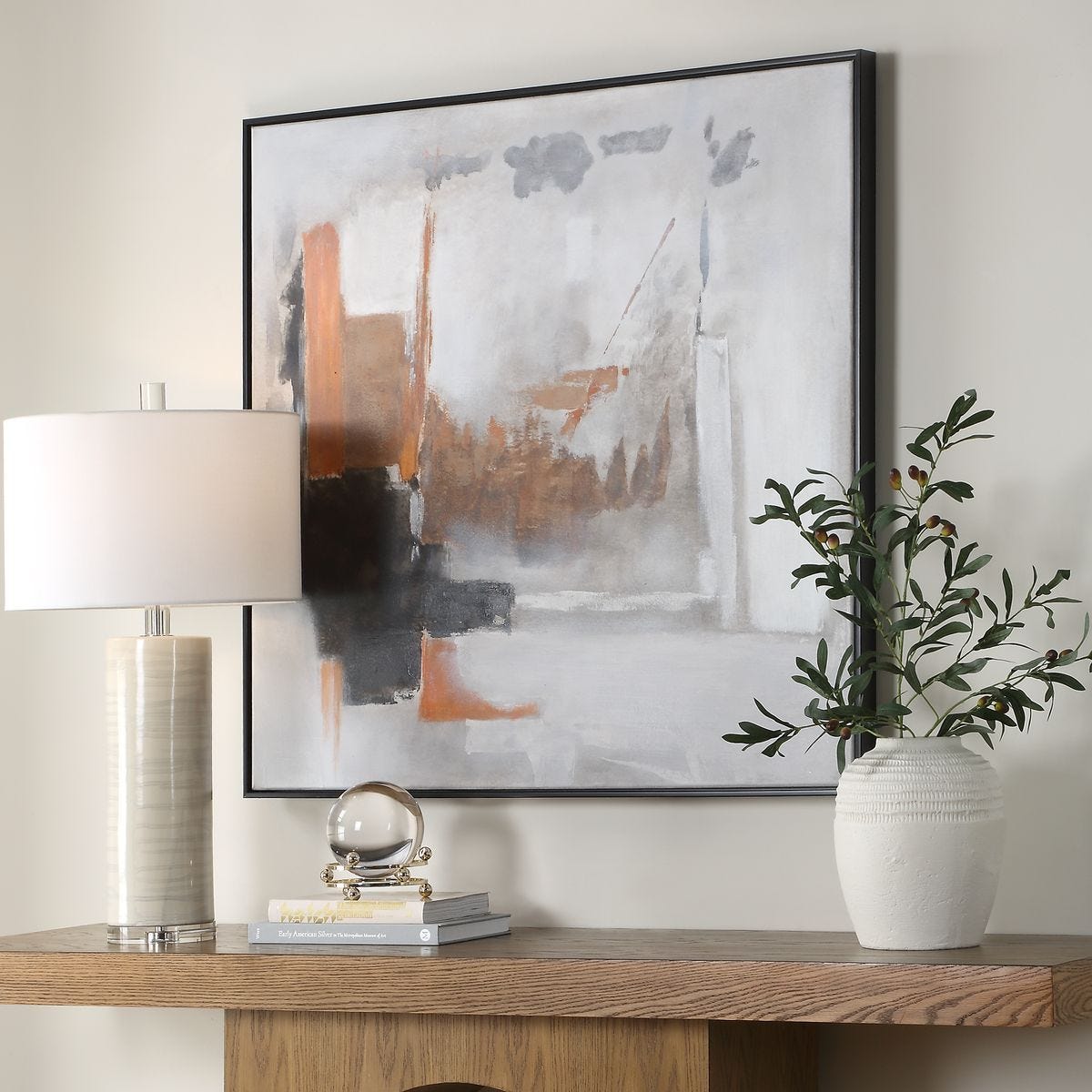 Heat of the Moment Hand Painted Canvas - eye-catching art pieces to enhance your home design | Image 3 | InSTYLE Home & Rugs