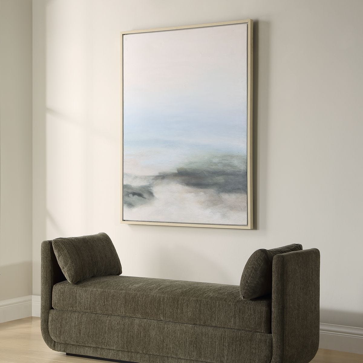 Crossing Paths Hand Painted Canvas - bold and creative art for unique interior décor | Image 3 | InSTYLE Home & Rugs