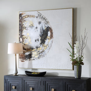 Moon Landing Hand Painted Canvas - eye-catching art pieces to enhance your home design | Image 3 | InSTYLE Home & Rugs