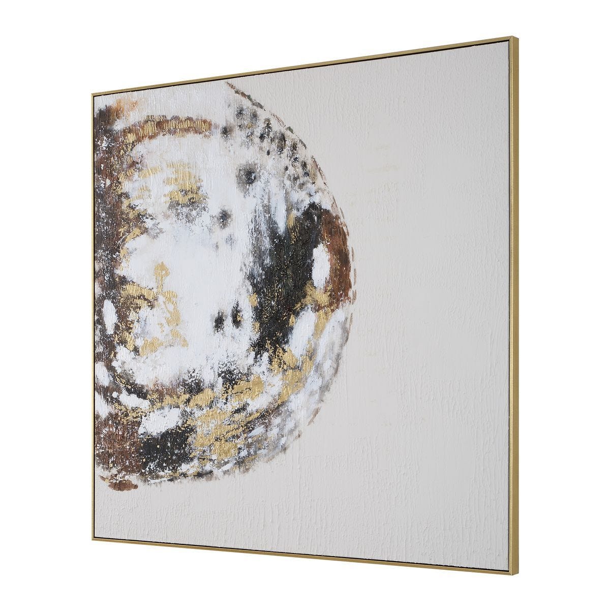Moon Landing Hand Painted Canvas - eye-catching art pieces to enhance your home design | Image 4 | InSTYLE Home & Rugs