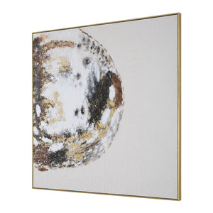 Moon Landing Hand Painted Canvas - eye-catching art pieces to enhance your home design | Image 4 | InSTYLE Home & Rugs