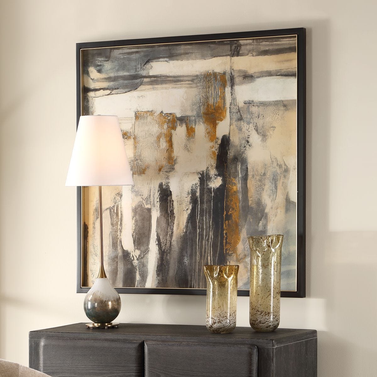 Landslide Framed Print - bold and creative art for unique interior décor | Image 3 | InSTYLE Home & Rugs