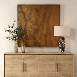 Burn Hand Painted Canvas - eye-catching art pieces to enhance your home design | Image 1 | InSTYLE Home & Rugs