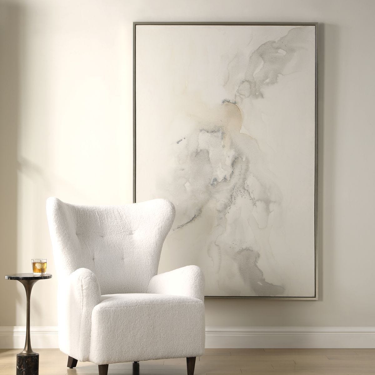 Evaporate Hand Painted Canvas - bold and creative art for unique interior décor | Image 1 | InSTYLE Home & Rugs