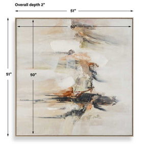 Outburst Hand Painted Canvas - timeless artwork that brings character to any space | Image 7 | InSTYLE Home & Rugs