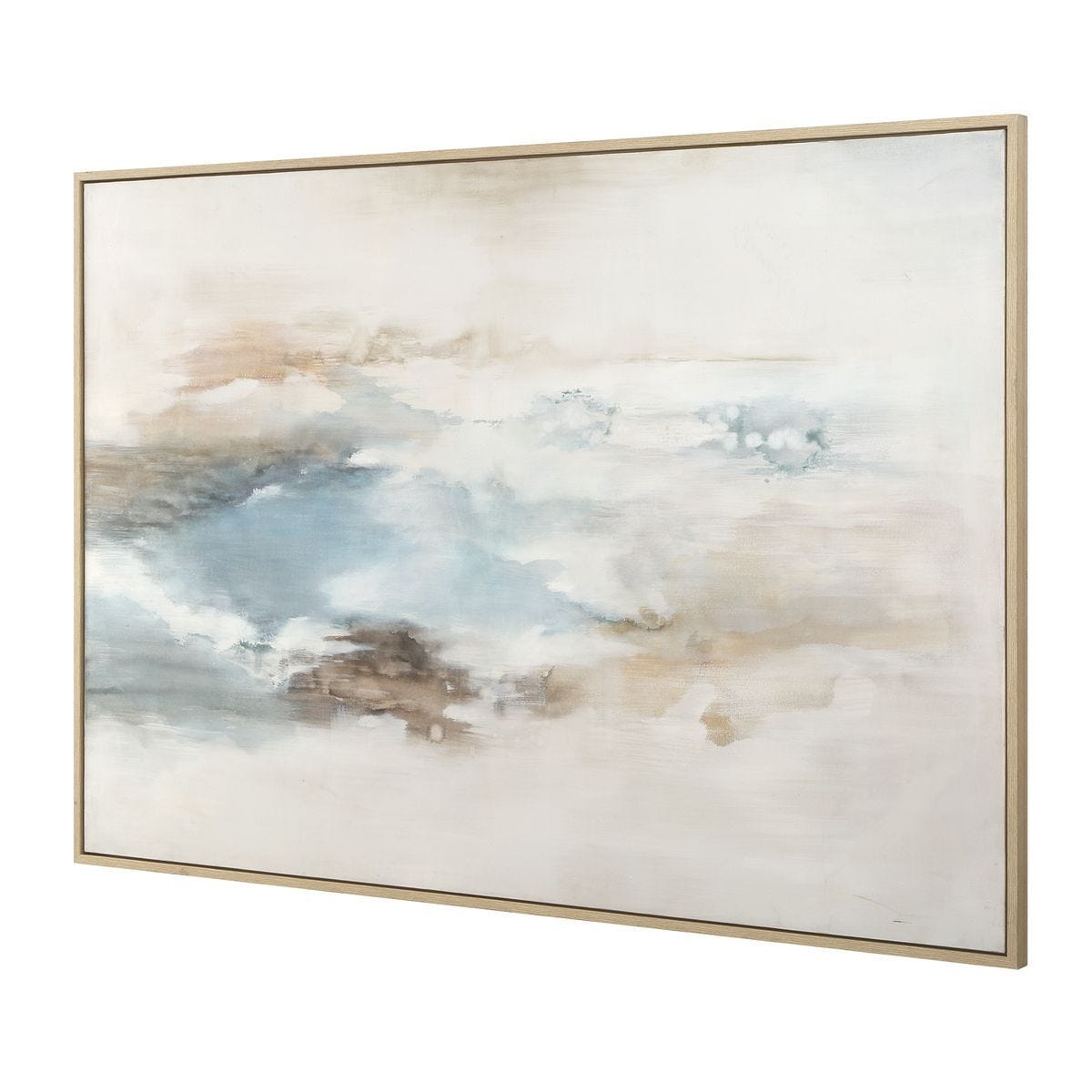 Chasing Blue Hand Painted Canvas - eye-catching art pieces to enhance your home design | Image 4 | InSTYLE Home & Rugs