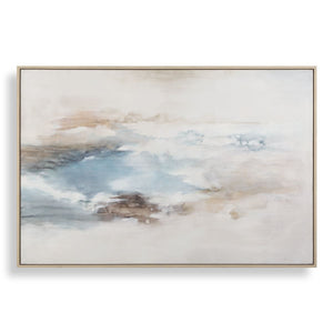 Chasing Blue Hand Painted Canvas - eye-catching art pieces to enhance your home design | Image 2 | InSTYLE Home & Rugs