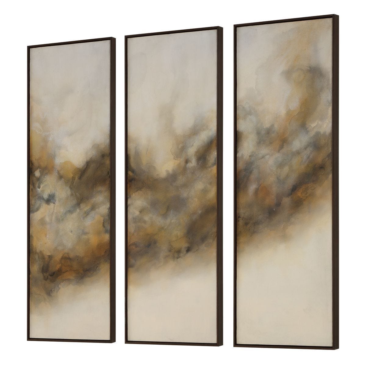 Smoke Break Hand Painted Canvases, S/3 - bold and creative art for unique interior décor | Image 4 | InSTYLE Home & Rugs