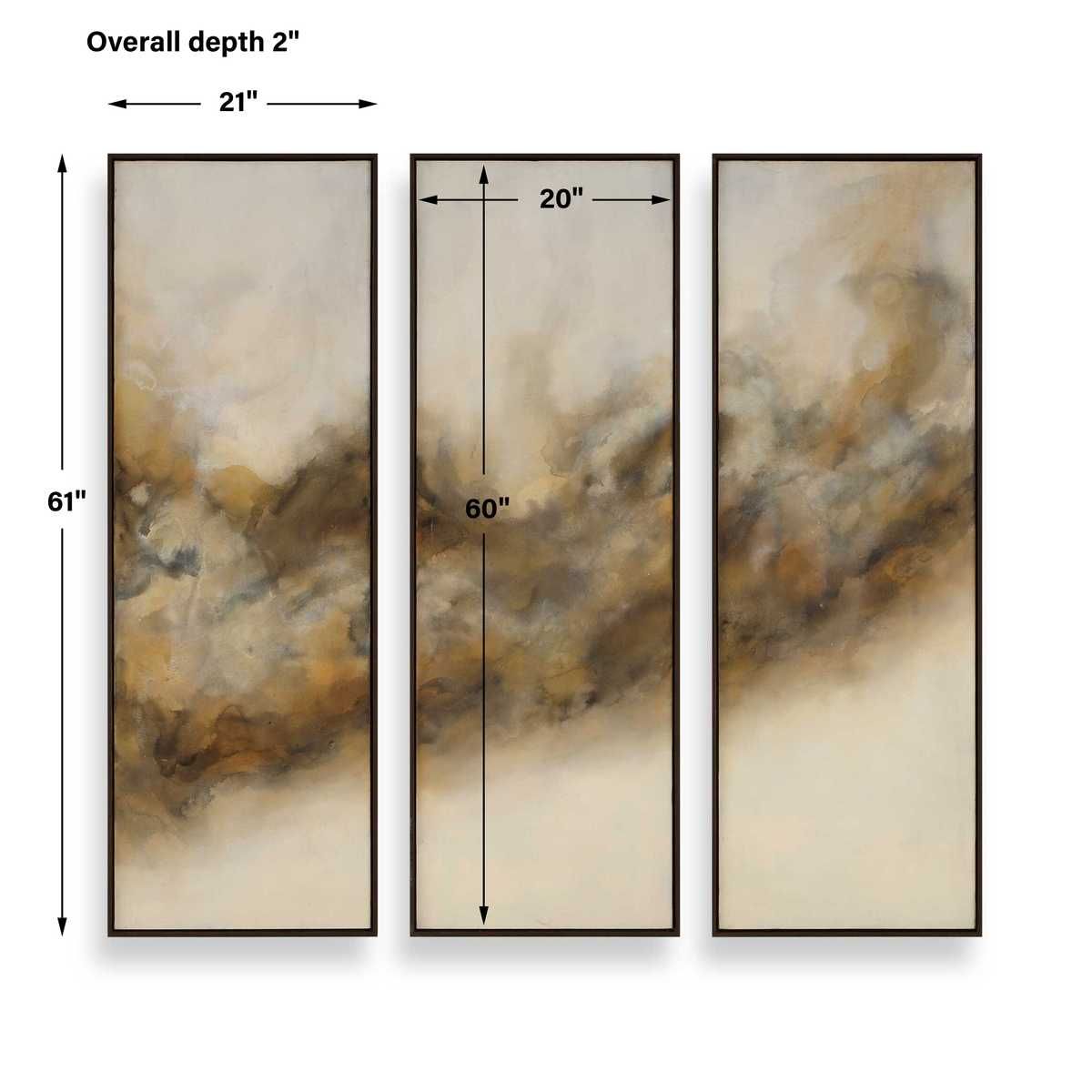Smoke Break Hand Painted Canvases, S/3 - bold and creative art for unique interior décor | Image 7 | InSTYLE Home & Rugs