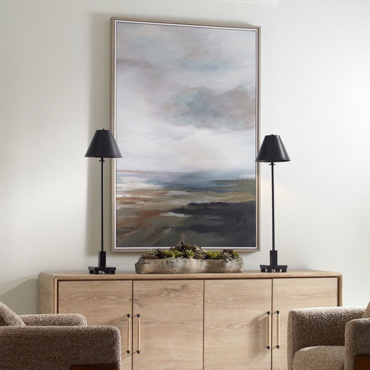 Lowlands Framed Canvas - bold and creative art for unique interior décor | Image 3 | InSTYLE Home & Rugs