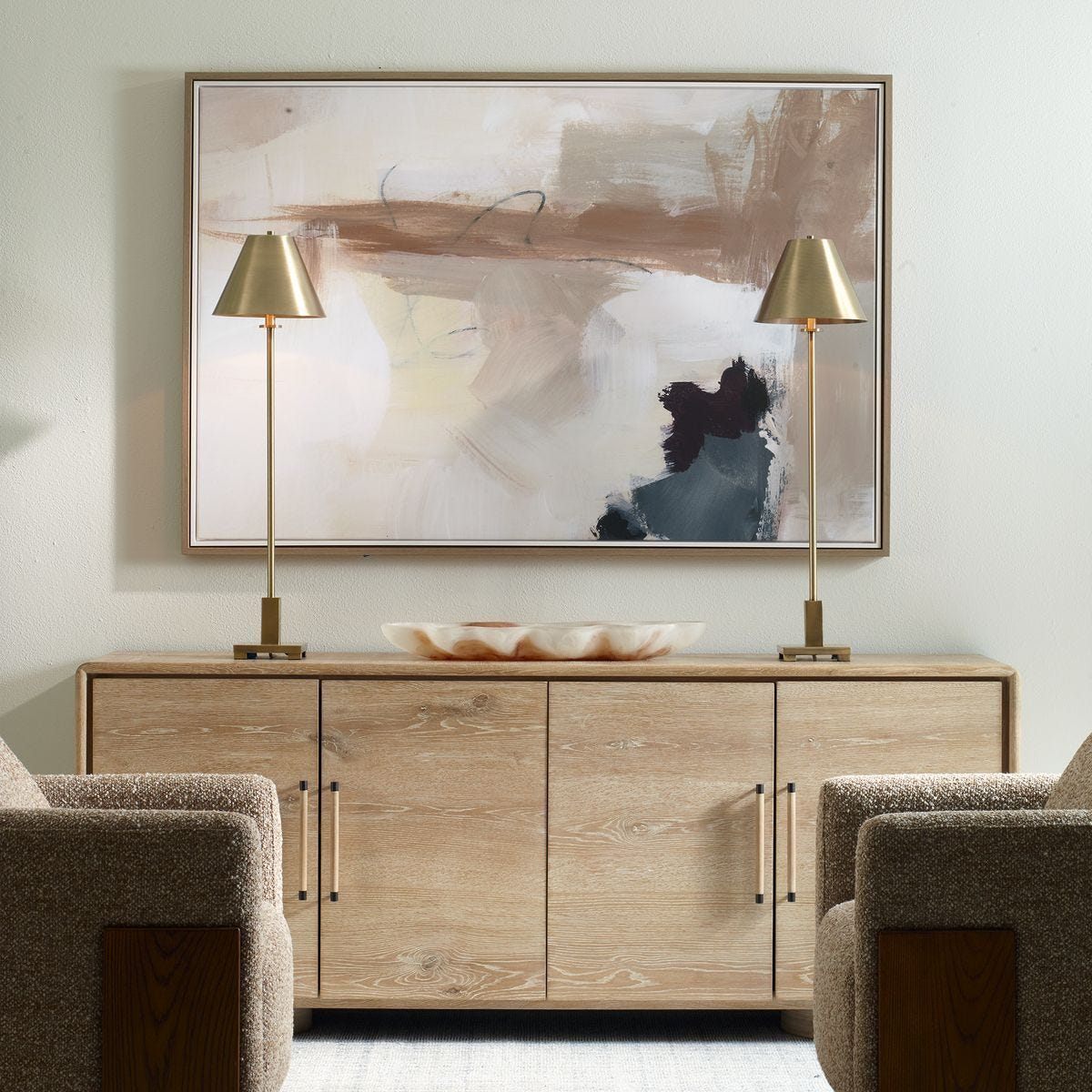 Bluster Framed Canvas - timeless artwork that brings character to any space | Image 4 | InSTYLE Home & Rugs