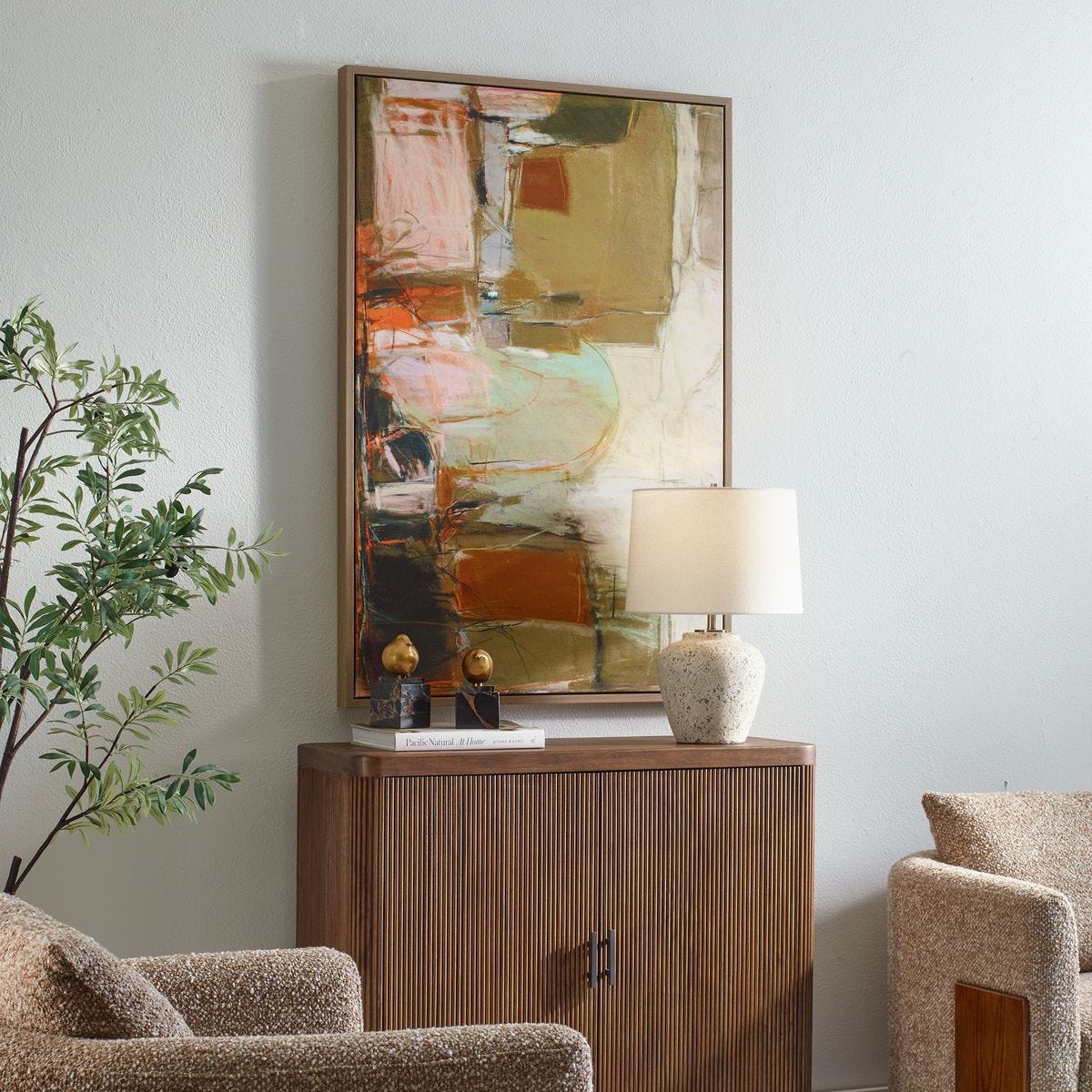 Palace Walls Framed Canvas - timeless artwork that brings character to any space | Image 3 | InSTYLE Home & Rugs