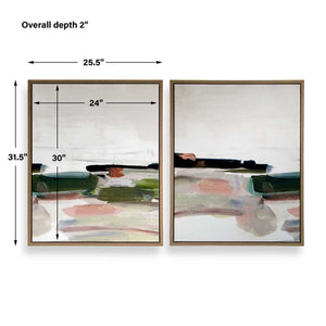 Just Peaking Framed Canvases, S/2 - timeless artwork that brings character to any space | Image 5 | InSTYLE Home & Rugs