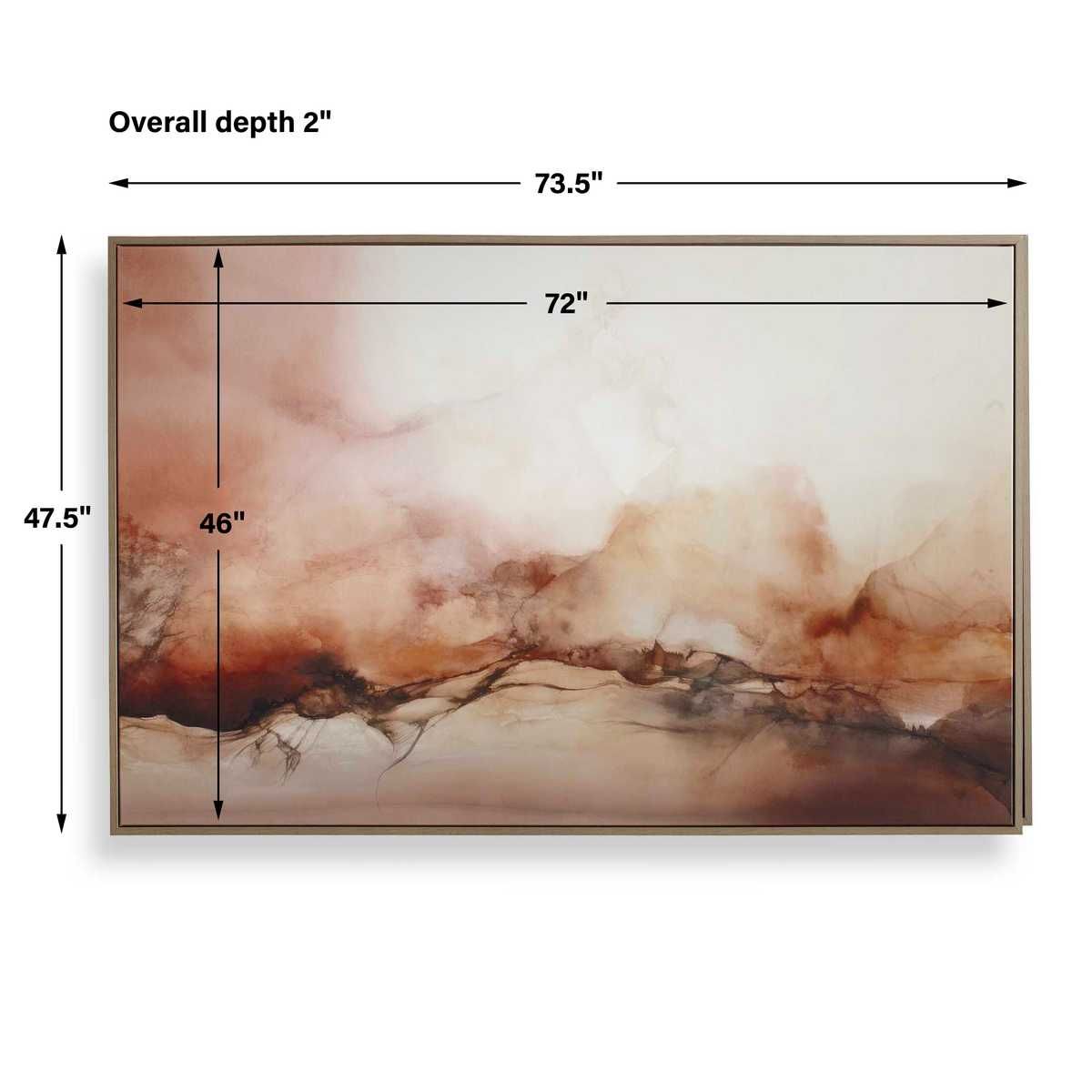 Rise Framed Canvas - eye-catching art pieces to enhance your home design | Image 5 | InSTYLE Home & Rugs
